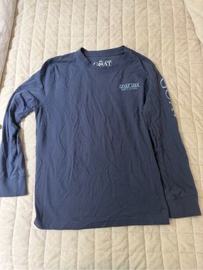 Boys GOAT USA Navy Long-Sleeve T-Shirt
